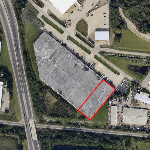 Aerial view of the Tampa, Florida facility