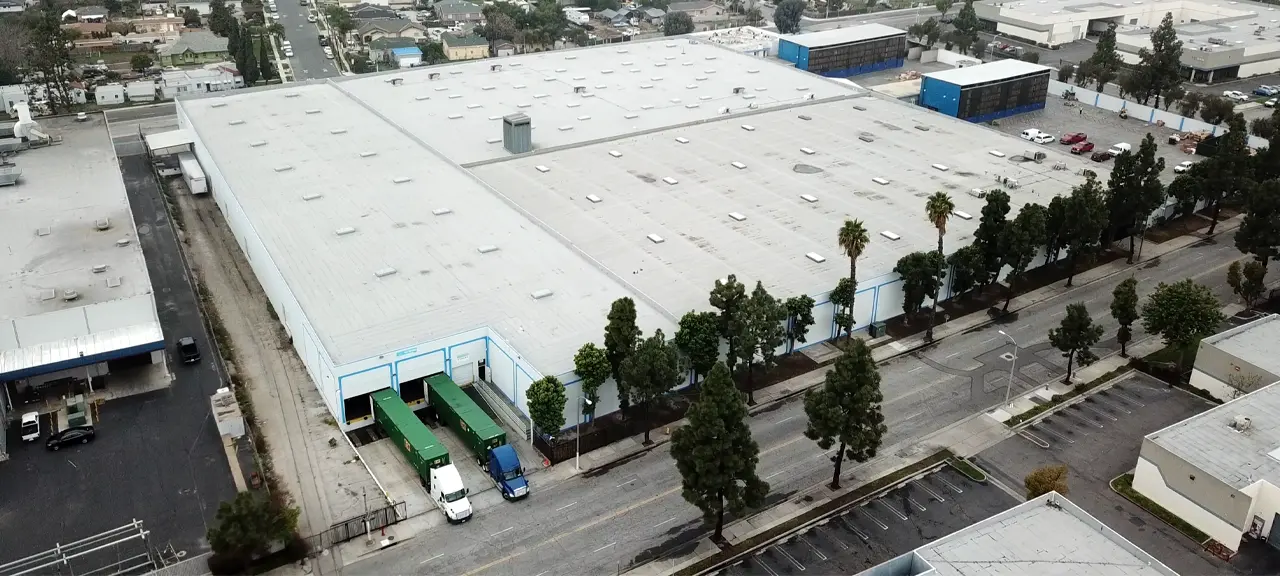 Via Trading facility on Industry Way in Lynwood, California